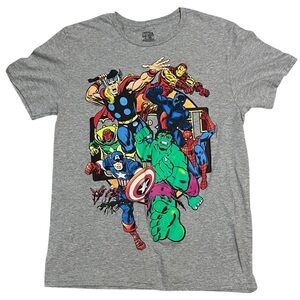 Marvel Men's Short Sleeve Marvel Character T Shirt, Size Small